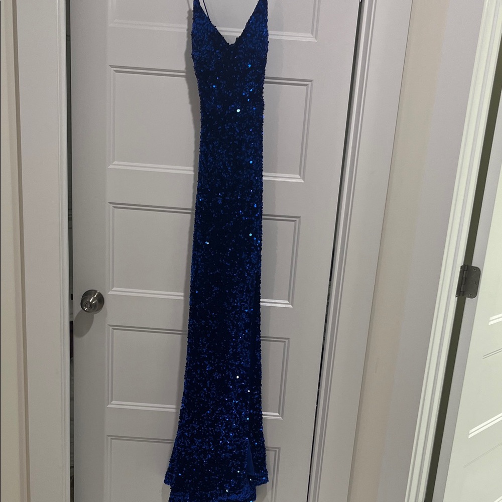 Darling Royal Blue Fabric